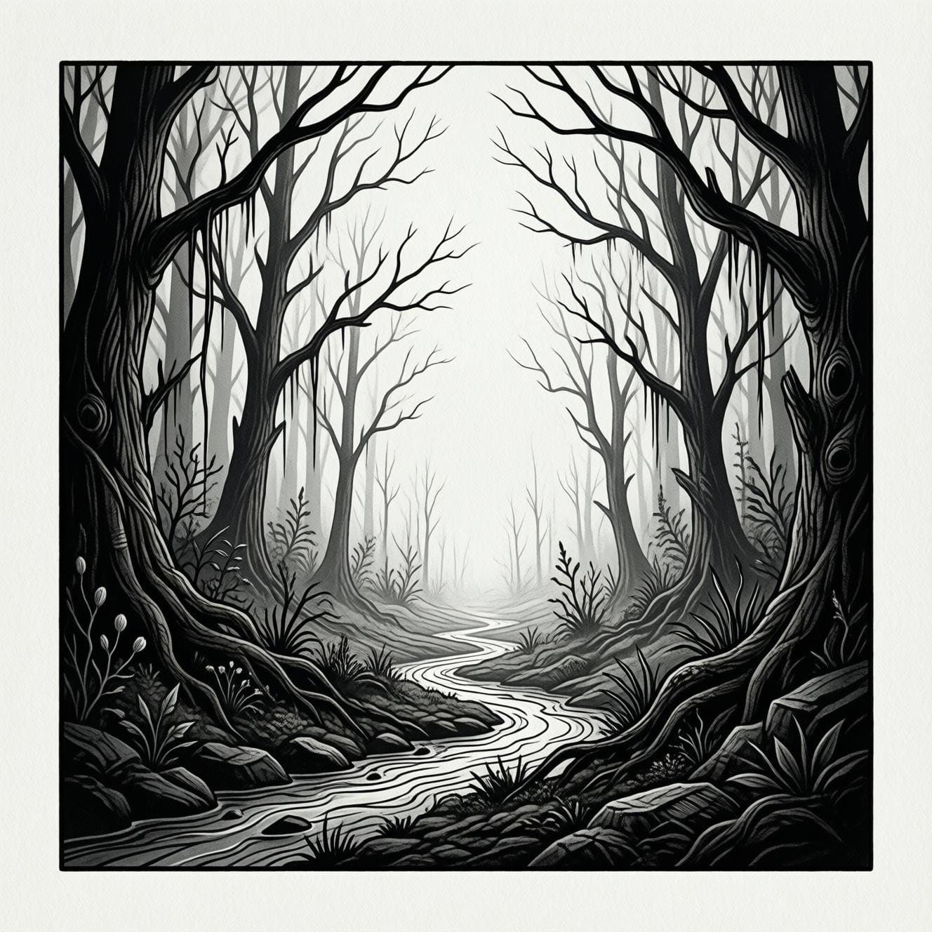 Dark ambient, atmospheric soundscapes,